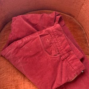 Brooks Brothers Red Corduroy Pants W34 L32